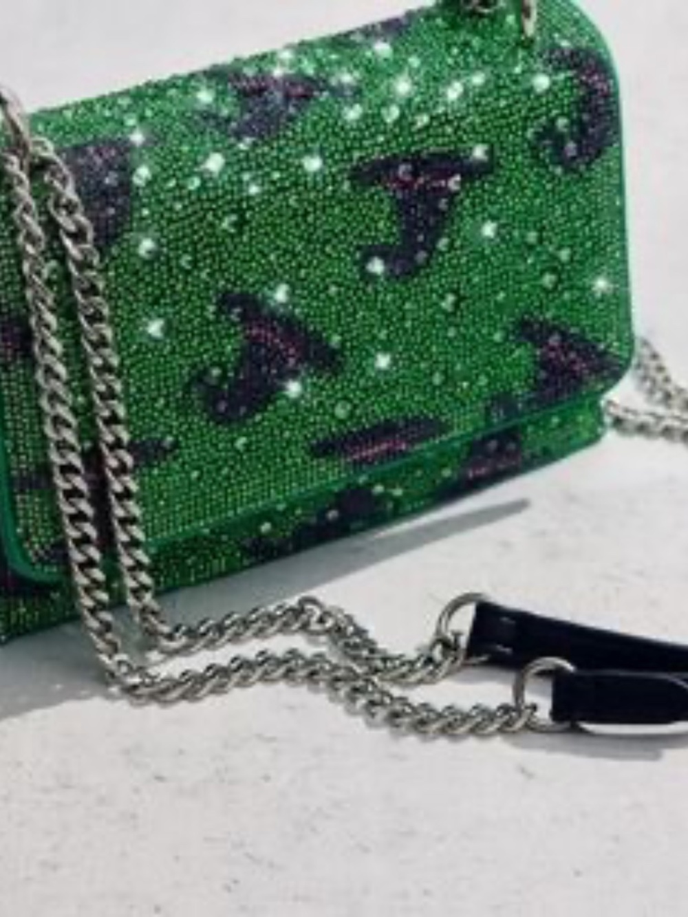 Betsey Johnson,  Hats Off Convertible Rhinestone Crossbody Bag